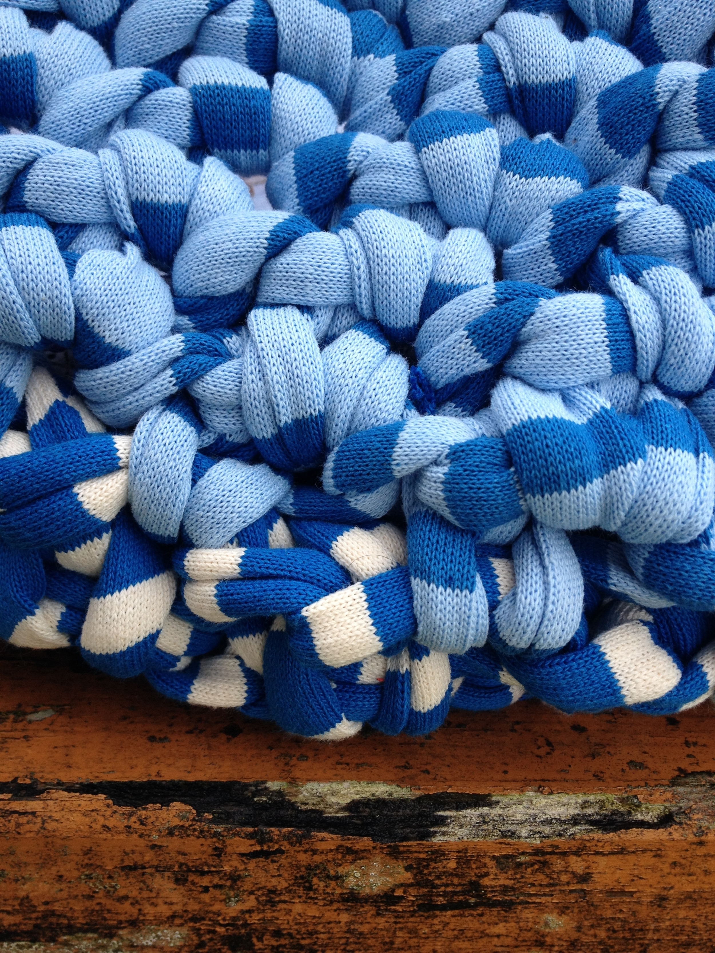 Le bleu du  panier de famille  XL